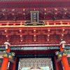 青空に映える神田明神の御社殿（本殿）